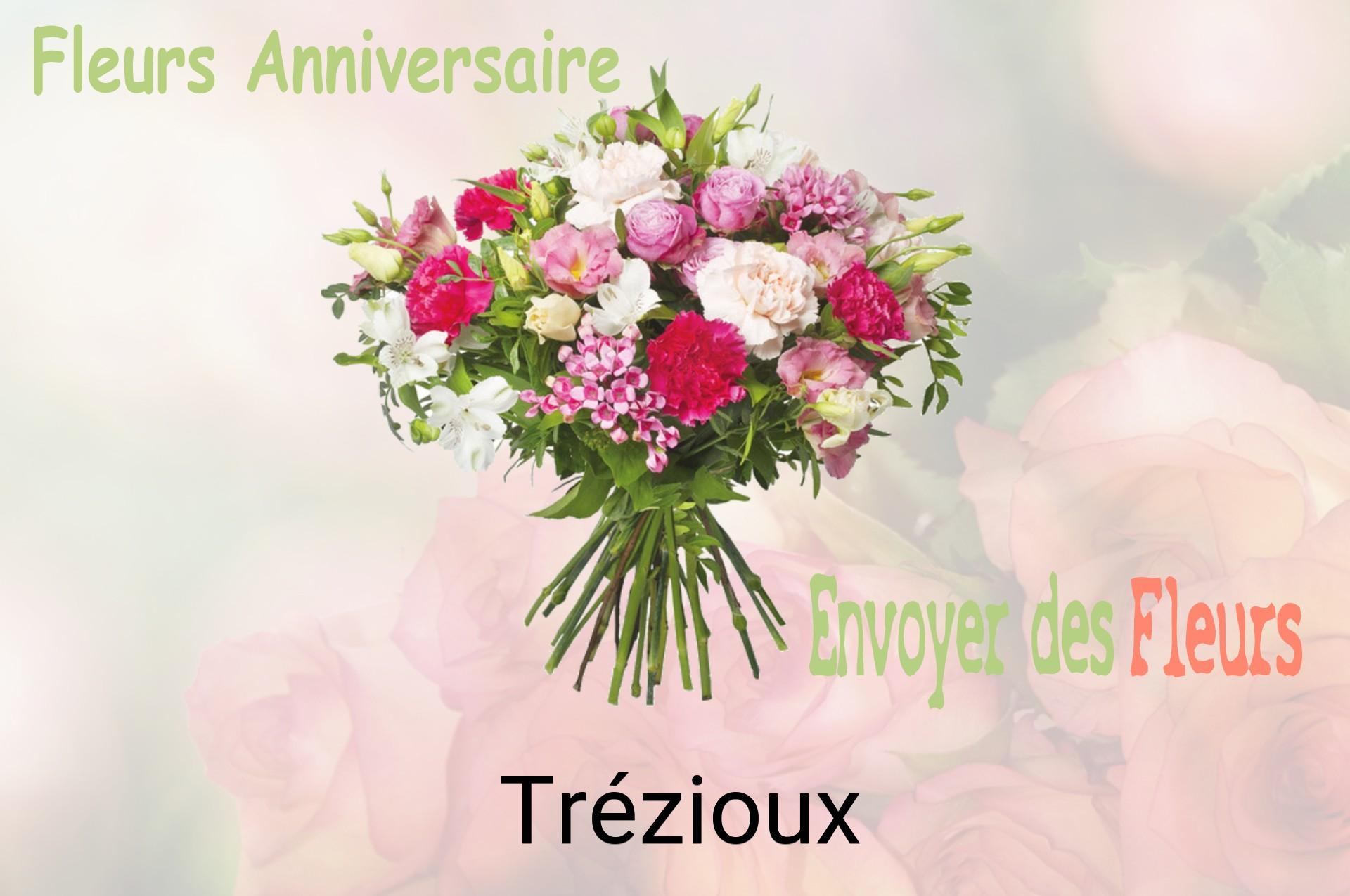 Bouquet de fleurs d’anniversaire livré à Trézioux